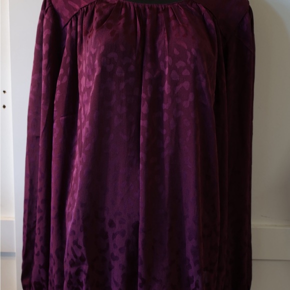 Elegant Purple Blouse Haver blouse plum - Picture 2 of 8